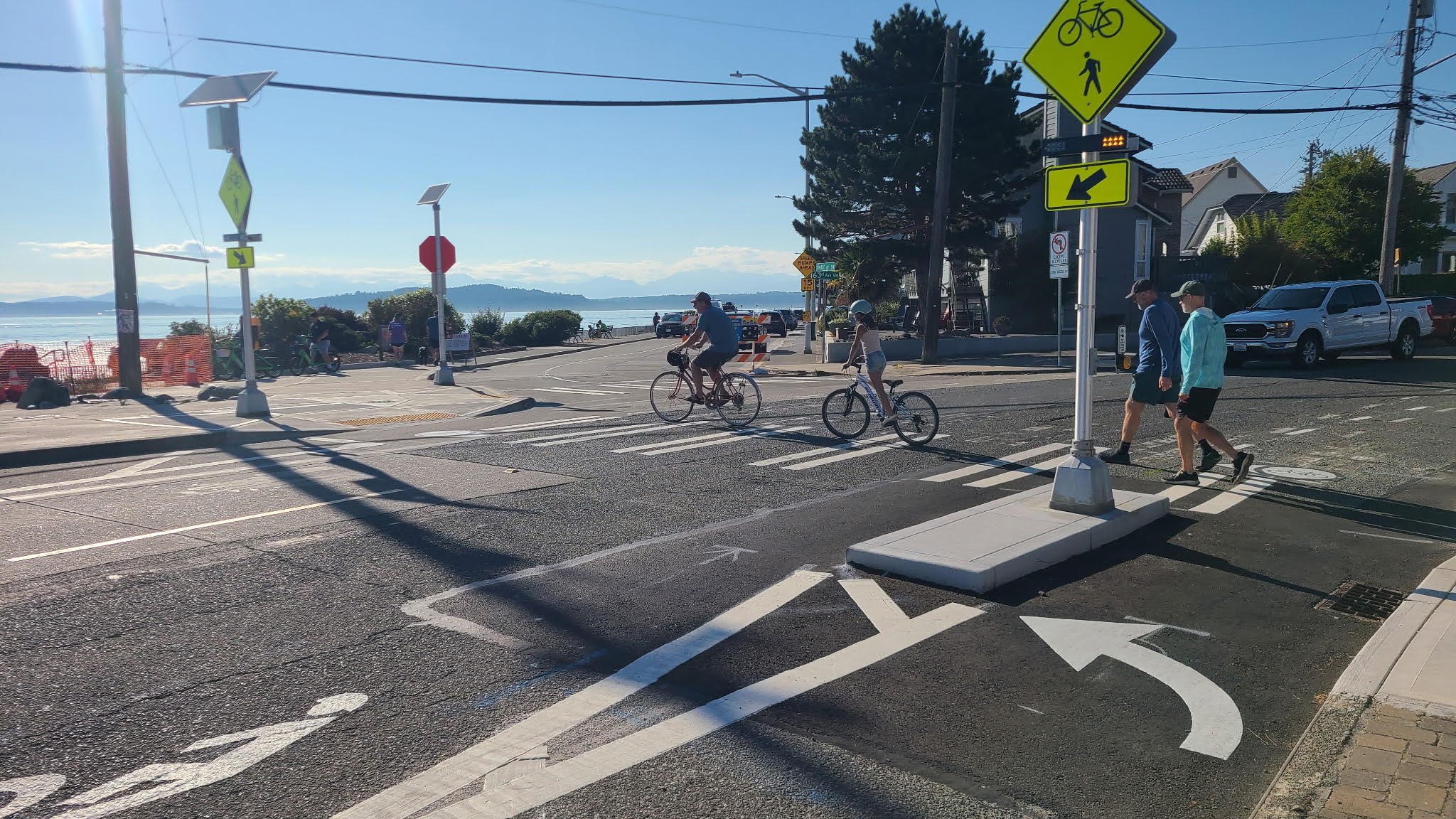 Seattle Pathways SDOT begins final block of Alki Point Healthy Street Path following ...